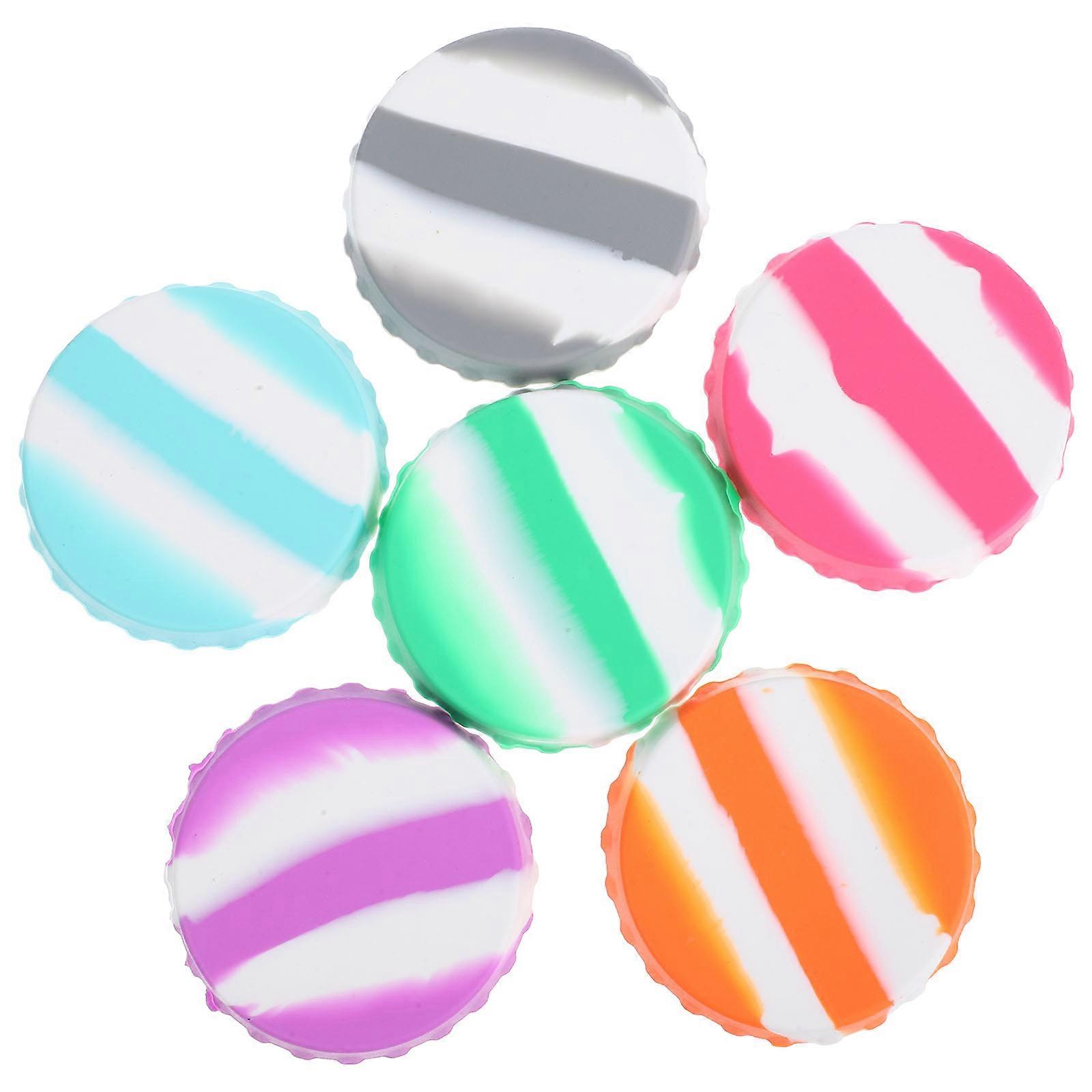 Silicone Can Covers for Beverage Freshness Preservation 6Pcs