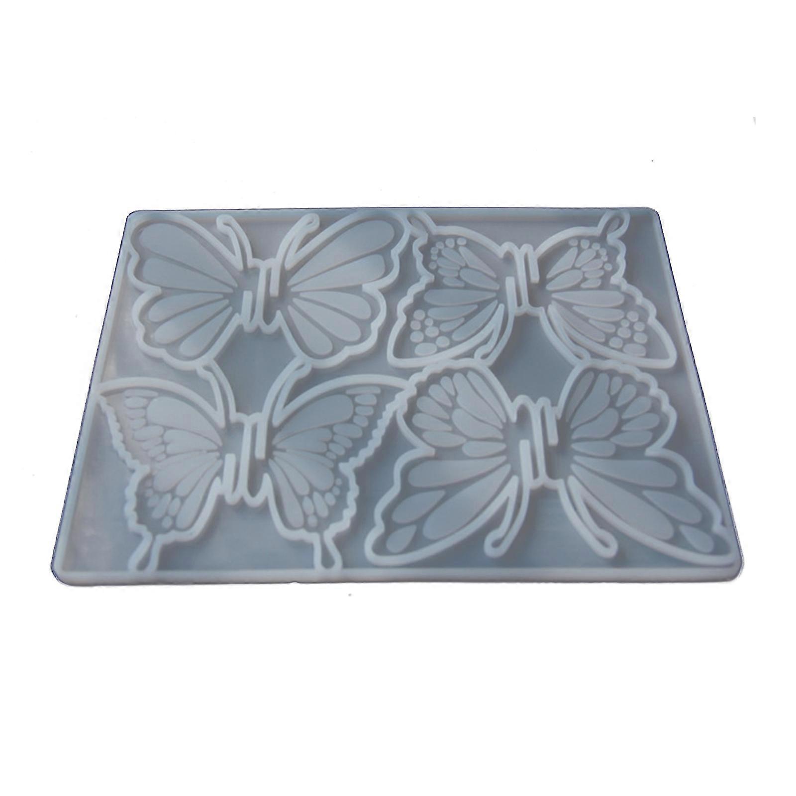 Interconnected Elastomer Cast Set For Customizable Butterfly Hair Clamps Rosin Diy Craft Materials Multicolor