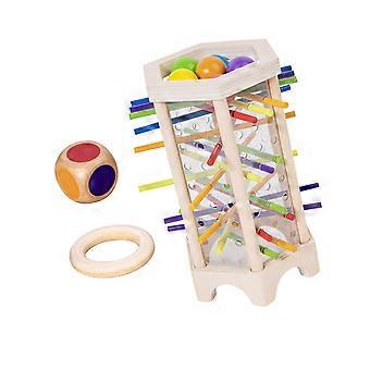 Houten speelgoed met stokjes voor kinderen, voor cognitieve vaardigheden en veilig ontwerp, veelkleurig
