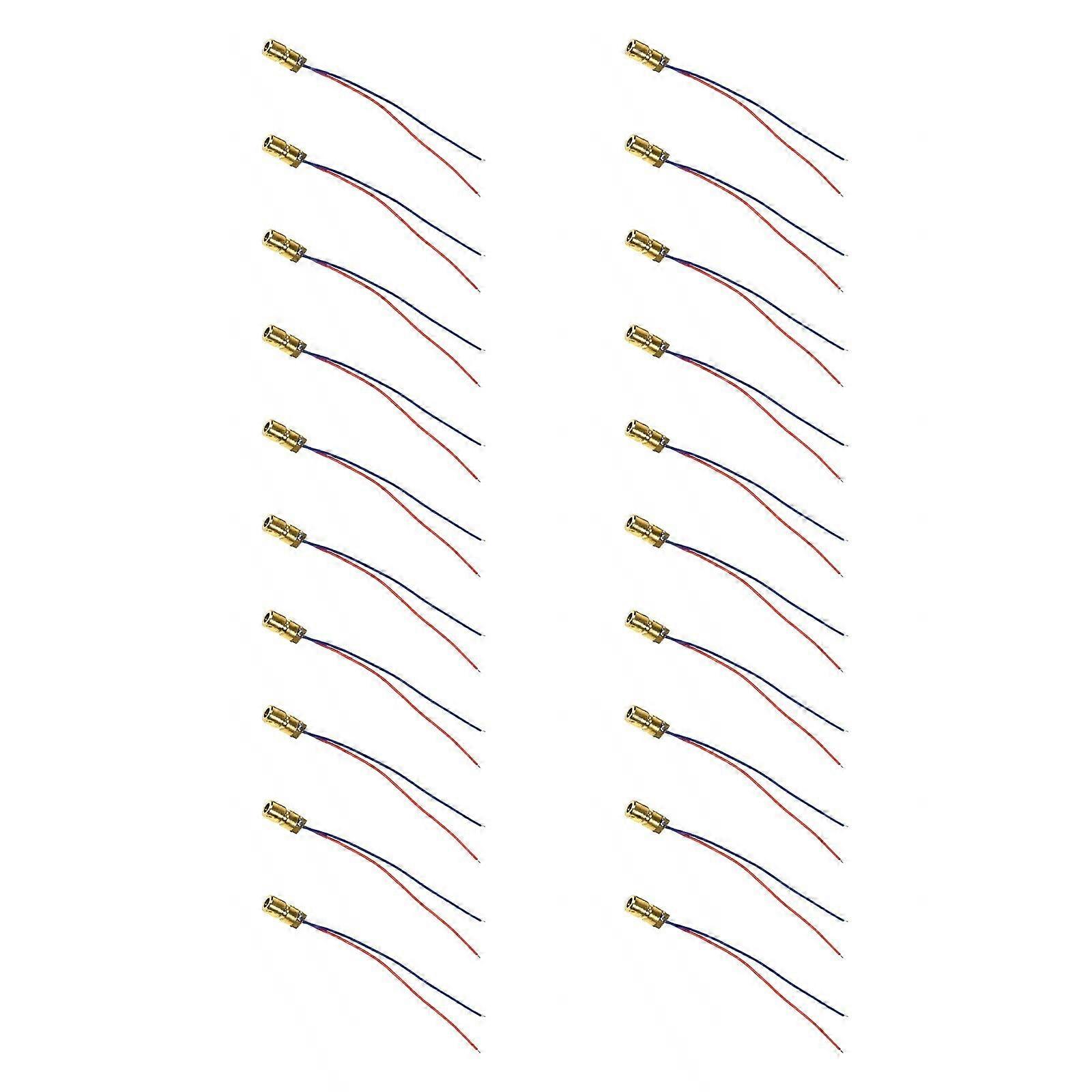 Precise Red Dot Diode Circuit With Adjustable Beam Focusing 5V 3V Compatibility For Educational Demos And Robotics Multicolor