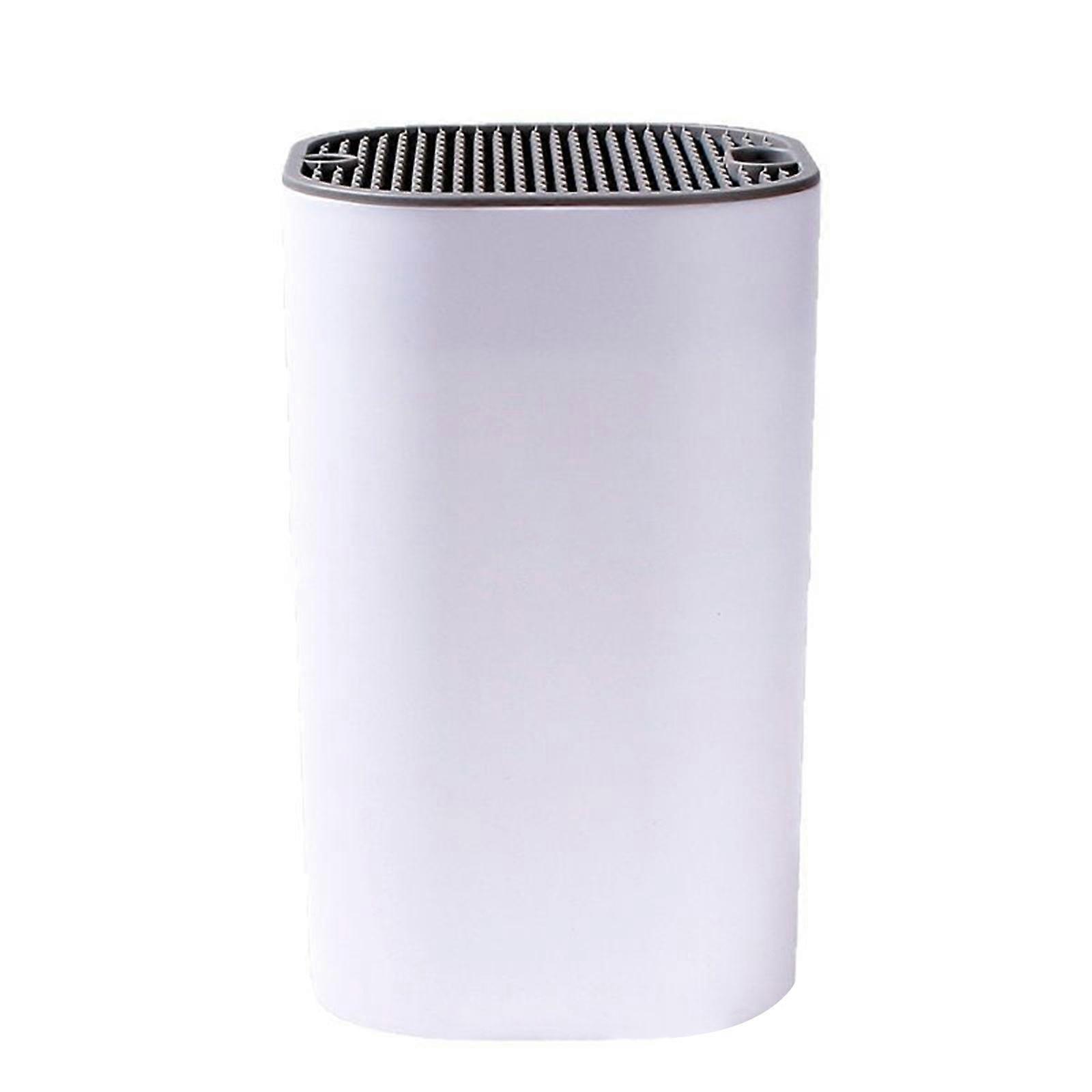 Multiple Purpose Kitchen Cutter Stand Offering Organized Storage And Immediate Sharpening Capabilities For Culinarians  White