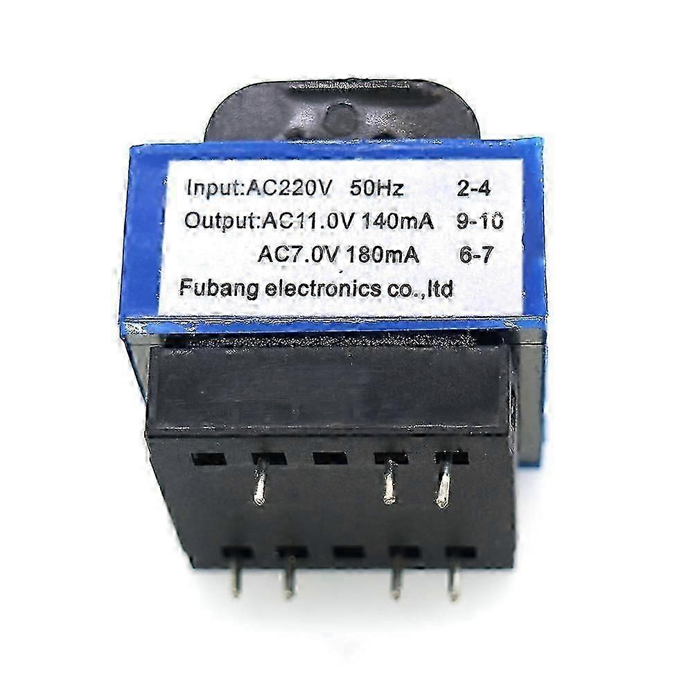 új mikrohullámú sütő transzformátor AC 220V - 11V / 7V 140mA / 180mA 7-pólusú PT-6329A mikrohullámú sütő alkatrészek