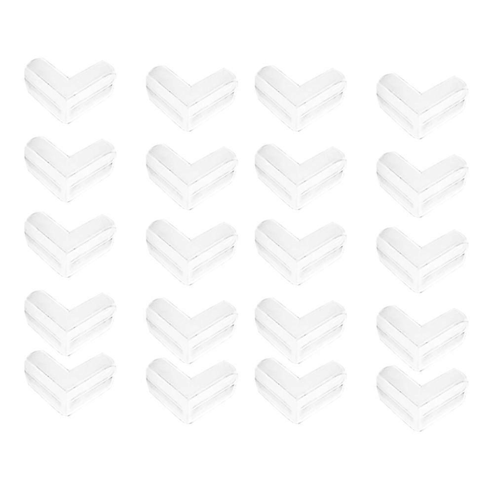 20 Pack Corner Guards Clear Corner Protectors Stop Child Head Injuries Tables, Furniture & Sharp Corners (L-Shaped)