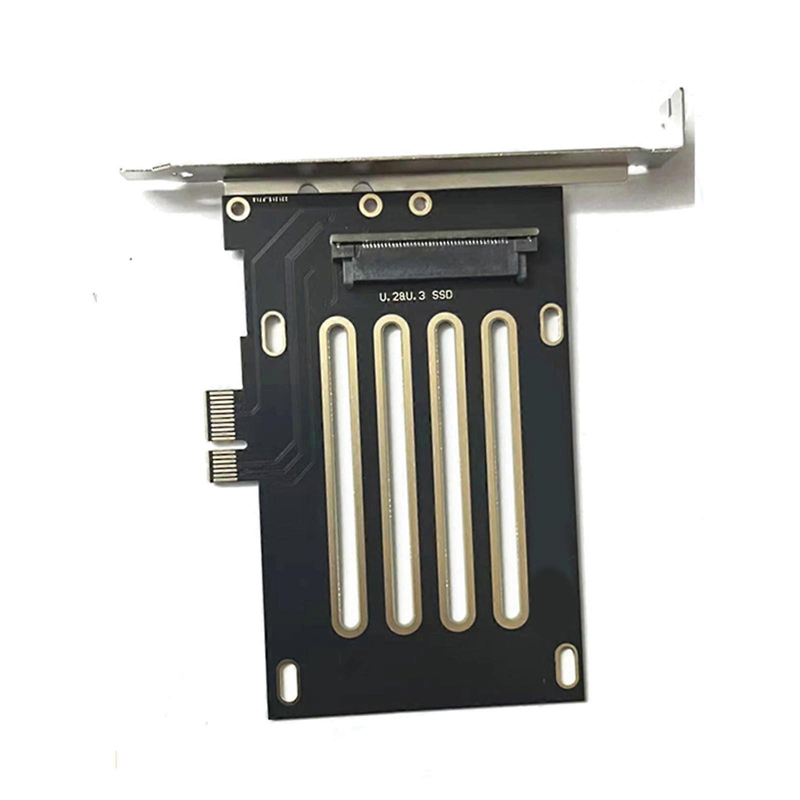 SFF-8639 to PCIE 3.0 4.0 1X Adapter Card for Fast Speed SSD Storage Solution Multicolor