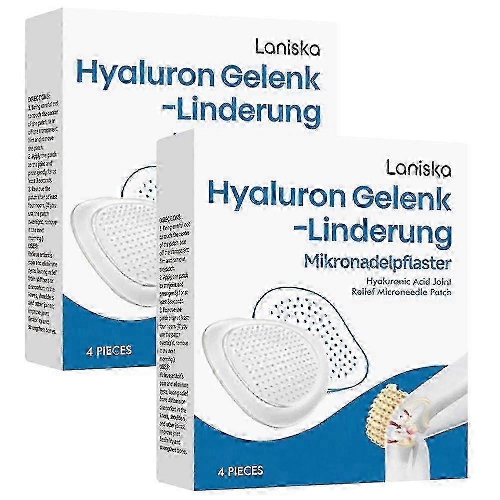 2pcs Hyaluron Joint Relief Microneedles Patch, Convenient Easy to Use for Elderly Active Adults