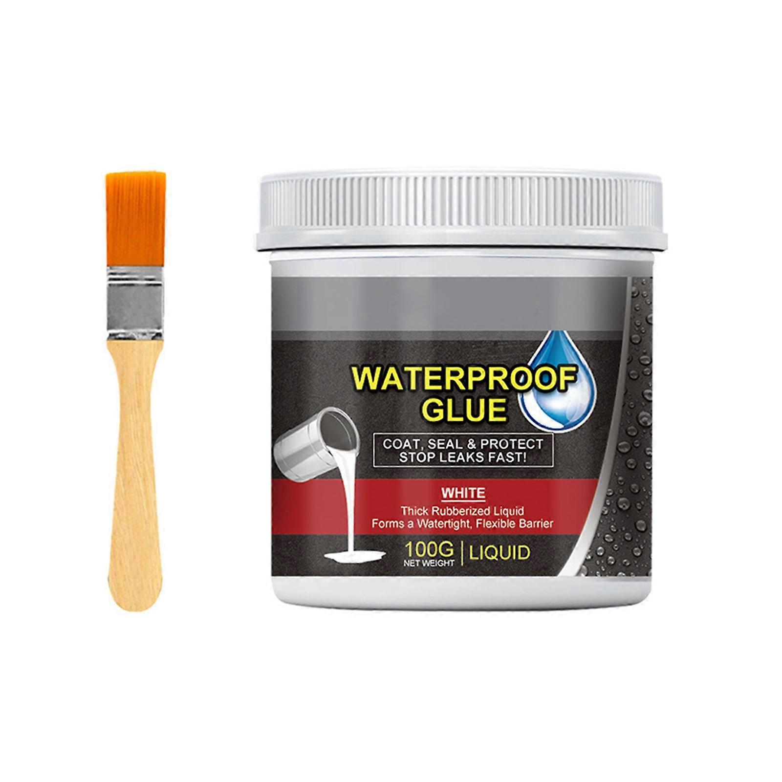 Invisible Waterproof Agent Easy to Use Waterproof Coating Versatile Solution Bathroom Repair Set for Fixing Leaks  White
