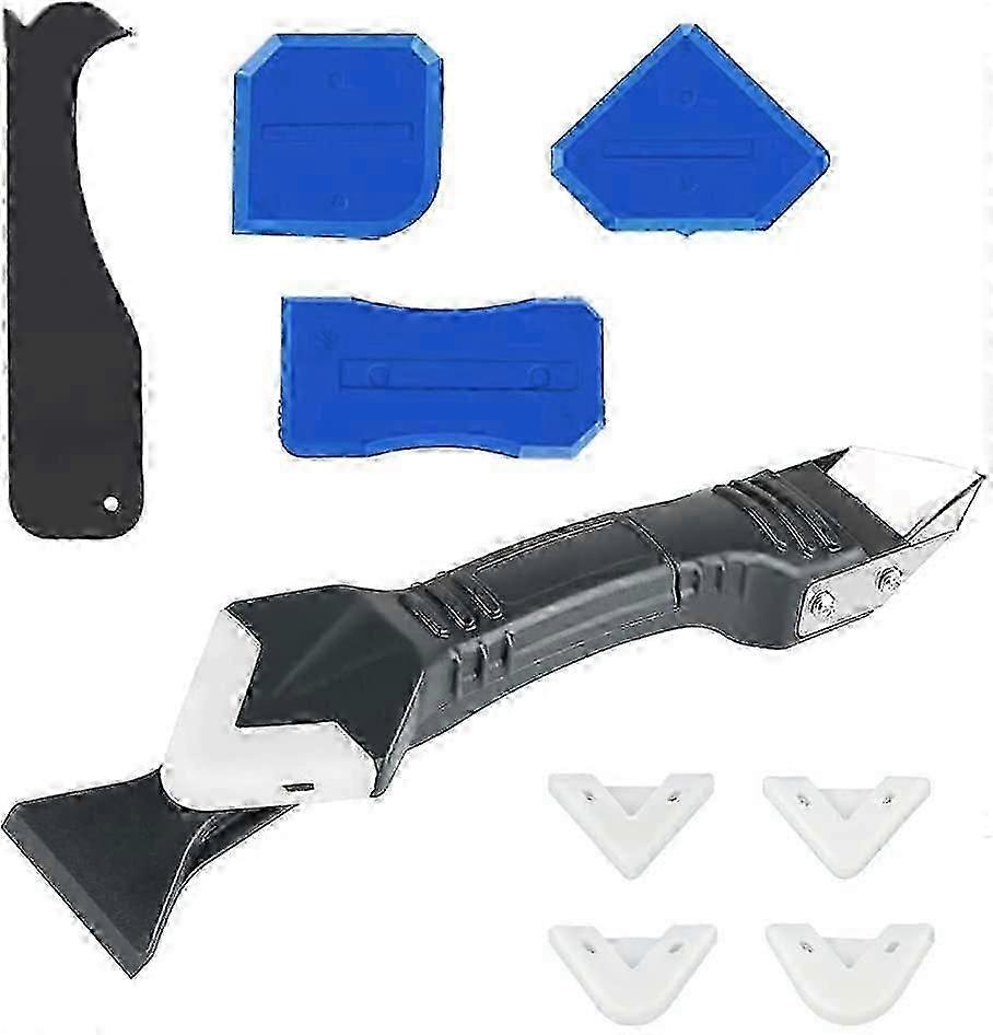 Grout smoother,11pcs silicone squeegee,3 in 1 silicone remover tool,grout remover