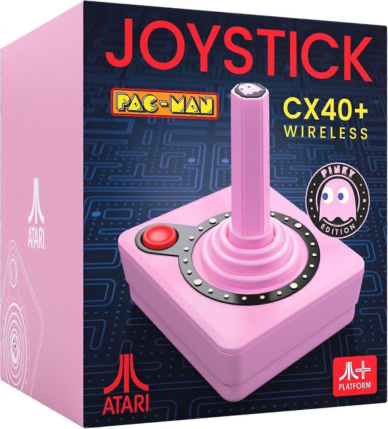Pac-Man CX40 Wireless Joystick - Pink