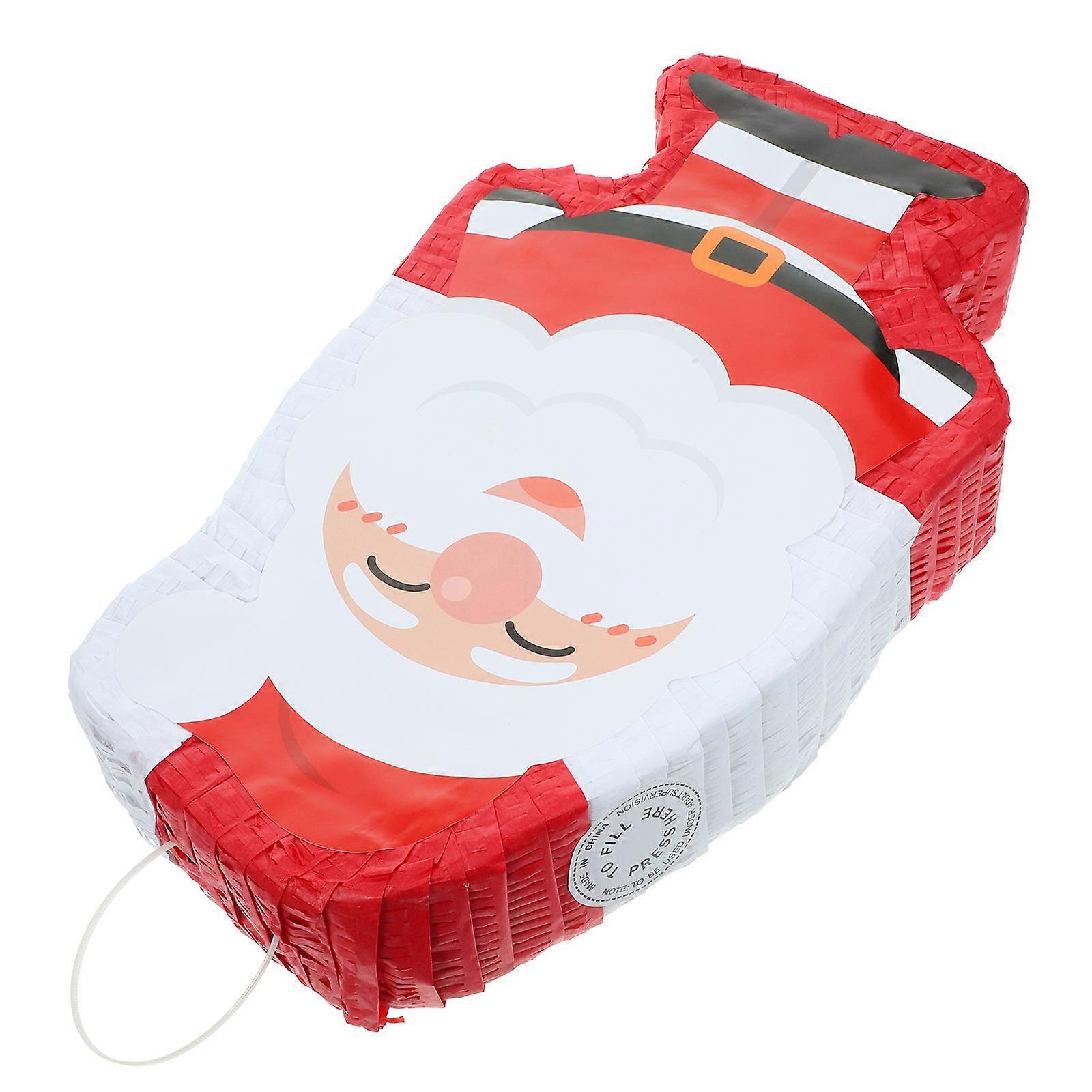 Funny Santa Clause Shape Pinata Decoration for Holiday Parties and Guest Entertainment Using Paper Material 1Pack