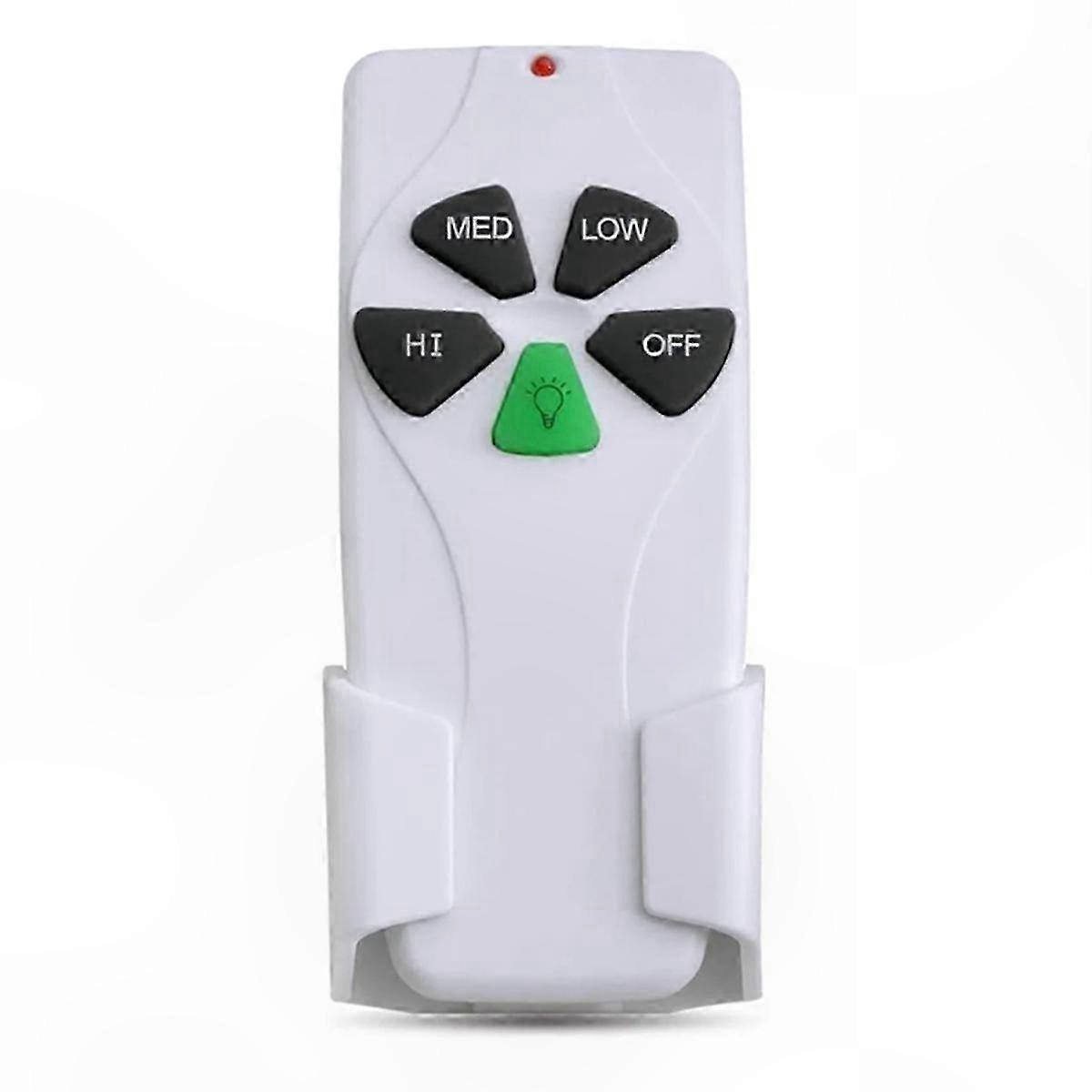 Ceiling Fan Remote Control with Light Dimmer, 3 Speed Settings for Universal Fans