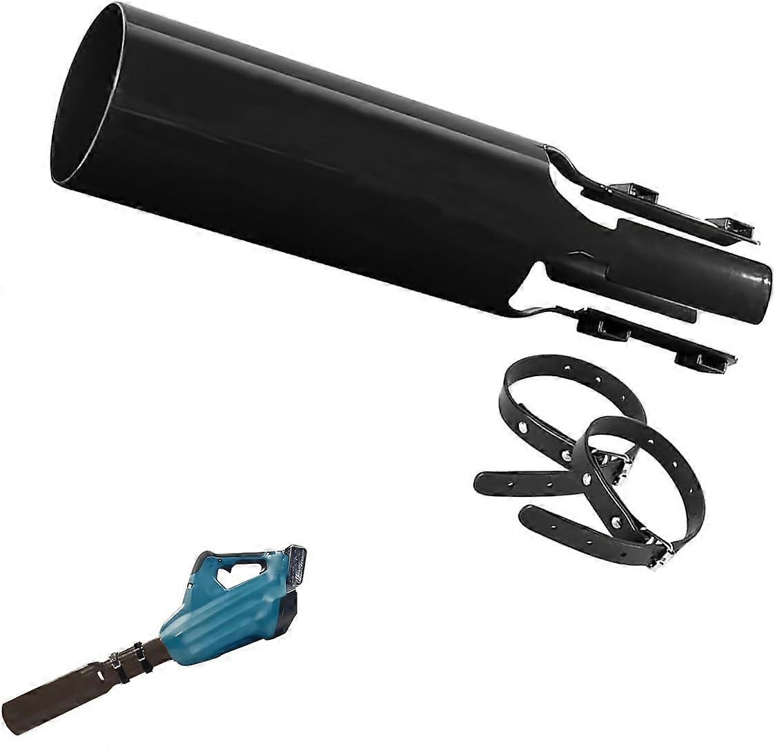 Leaf Blower Air Booster Attachment with Turbo Nozzle for Lawn, Yard and Driveway (Black)