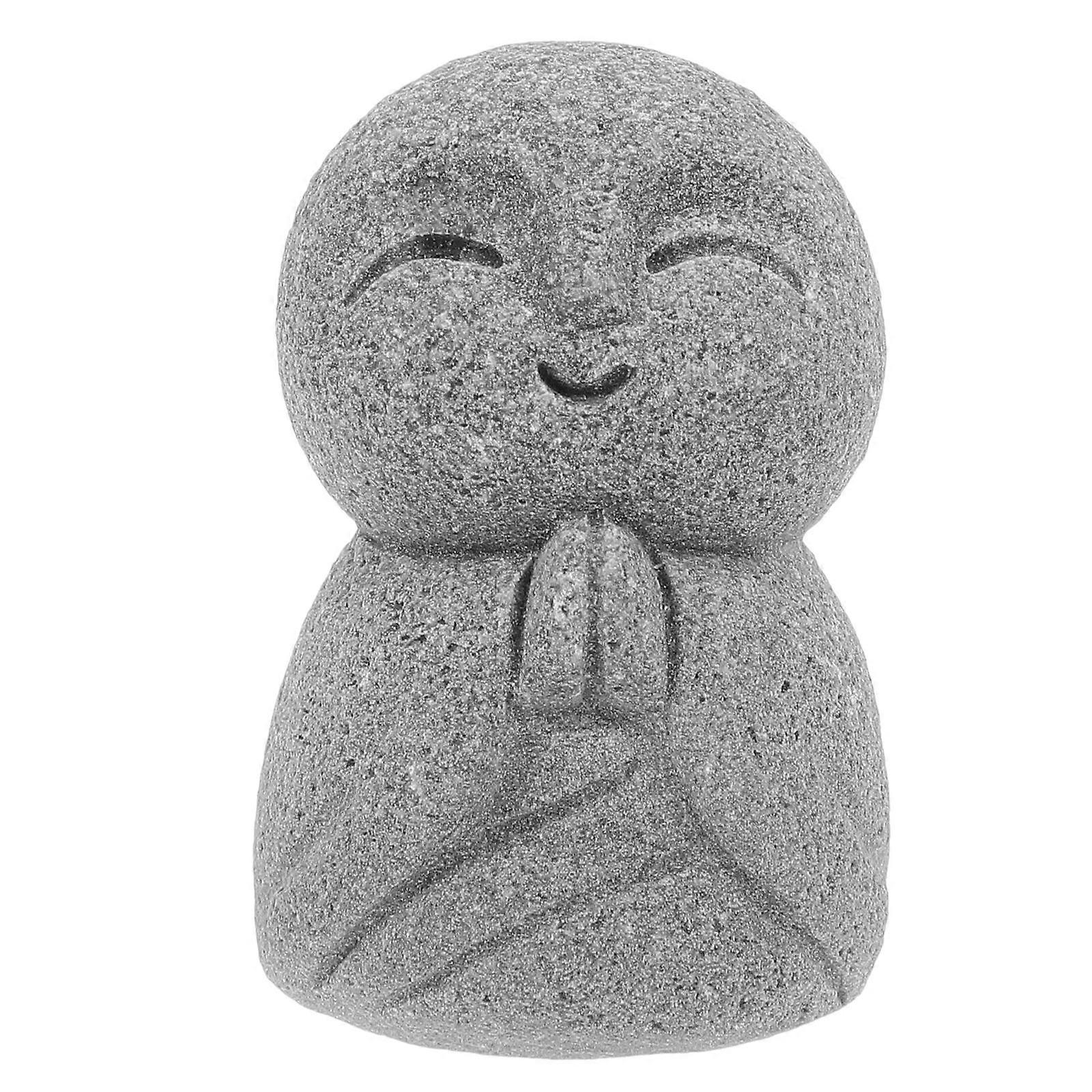 Statue de taureau Jizo, décoration japonaise, jardin zen, cadeau, sculpture artisanale en résine, usage intérieur, 4,30 x 3,00 x 2,50 cm, 1 pièce
