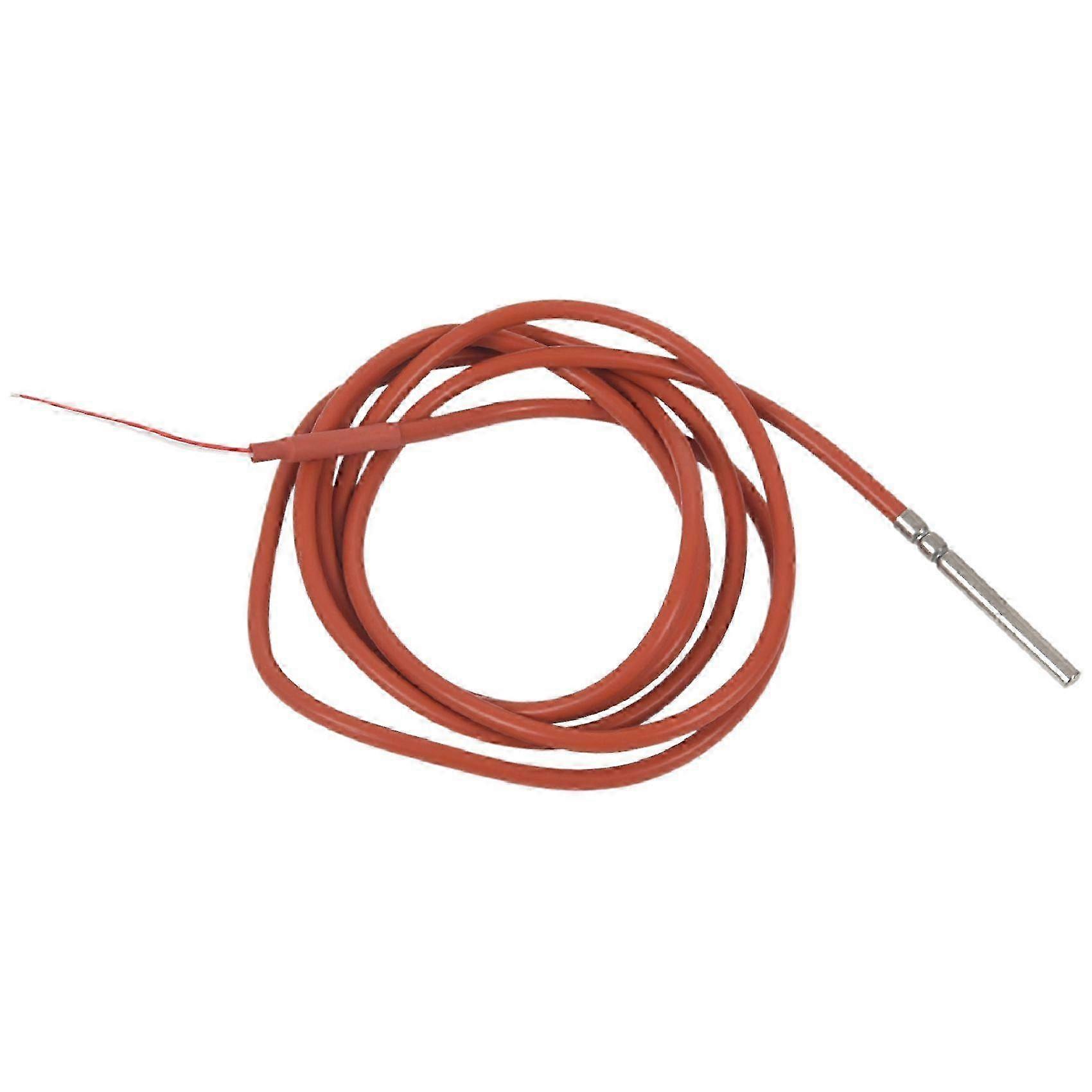 Temperature Sensor PT1000 with 1.5 Meter Silicone Probe and 2-Wire Connection for Industrial Applications