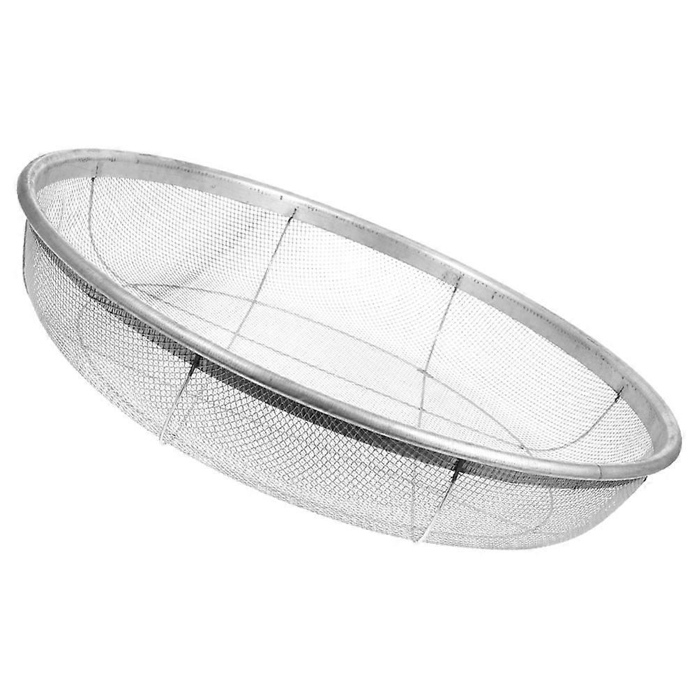 Iron Wire Mesh Sieve for Efficient Soil, Sand, Gravel, and Grain Filtering - Heavy-Duty Fine Mesh Screen for Gardening, Construction, and Agricultural