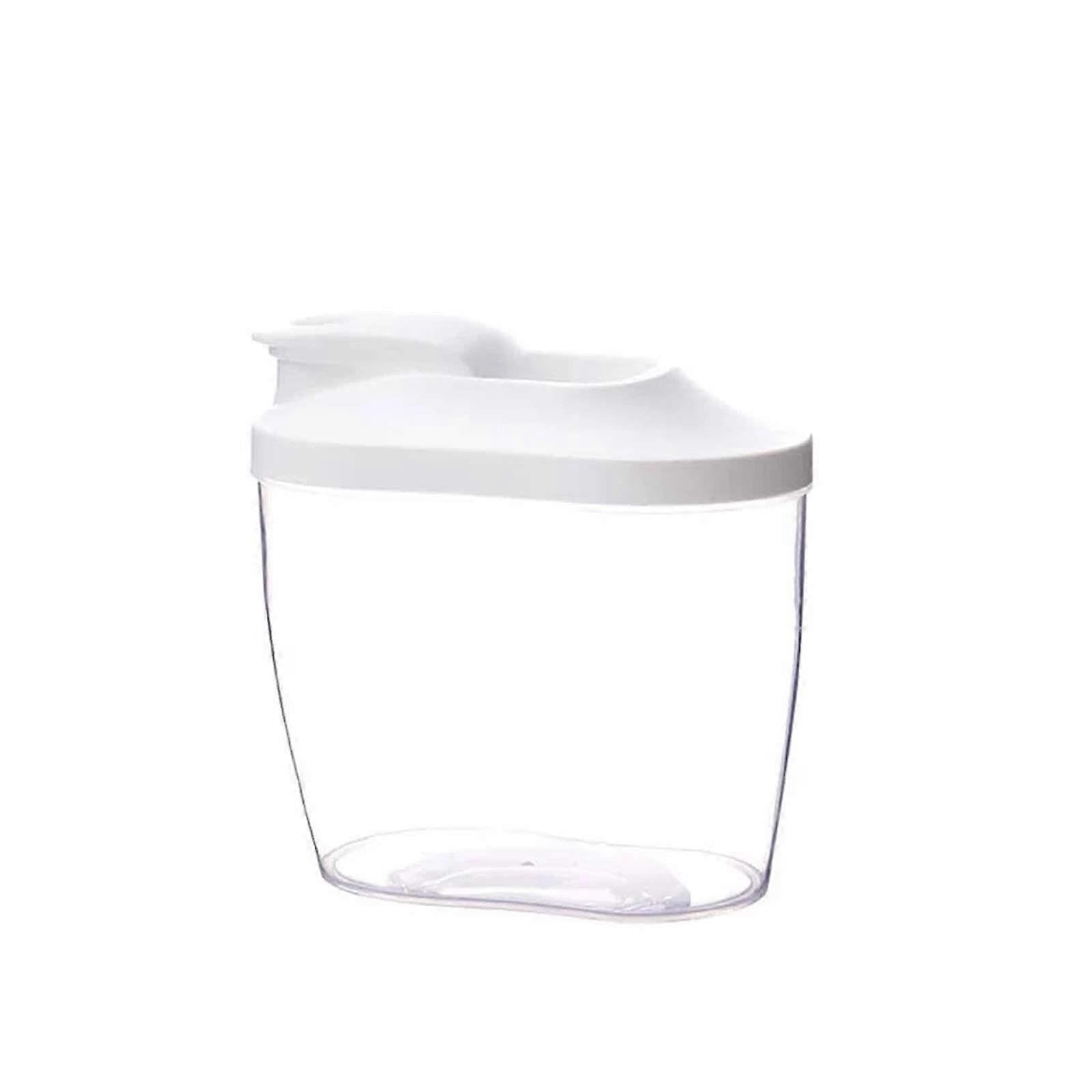 Airtight Food Storage Container with Flip Lid for Cereal and Grain, Sealed Plastic Kitchen Box