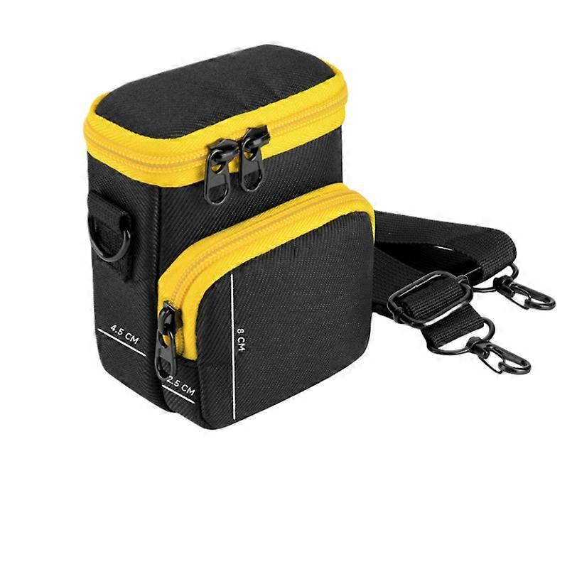Portable Shoulder Strap Case Camera Storage Case for Kodak Digital Camera -  Dual Pockets Nylon Zipper Box Accessories 