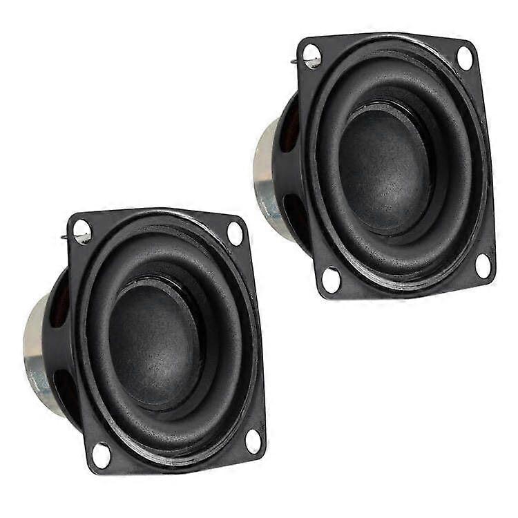 2 Inch 4 Ohm 10W Full Range Speaker Pair with Clear Sound Durable Mini Stereo Woofer for Arduino
