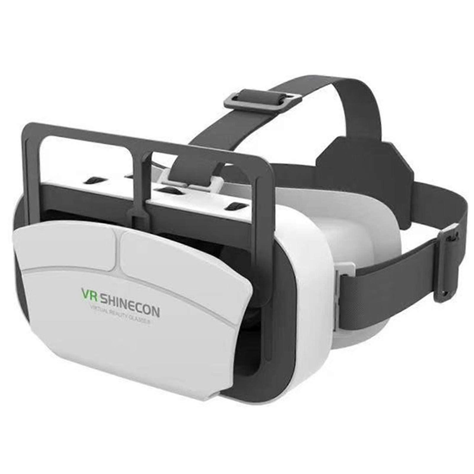 Phone Vr Headset Bluetooth Controller, Adjustable VR Headset, Eye Protection, Comfortable VR Goggles With Large Display