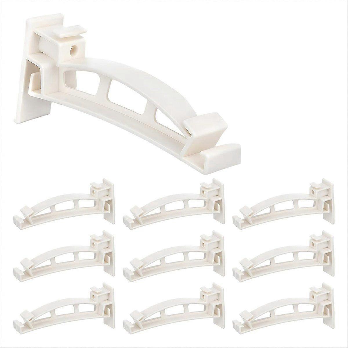 10 Pack 5" Gutter Hangers K-Style Hidden Roof Gutter Support Bracket for Repairing Sagging, Traditional