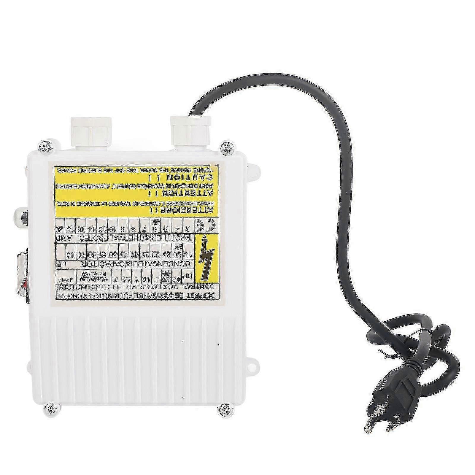 Pump Control Switch Box with Thermal Protection for Deep Well Household