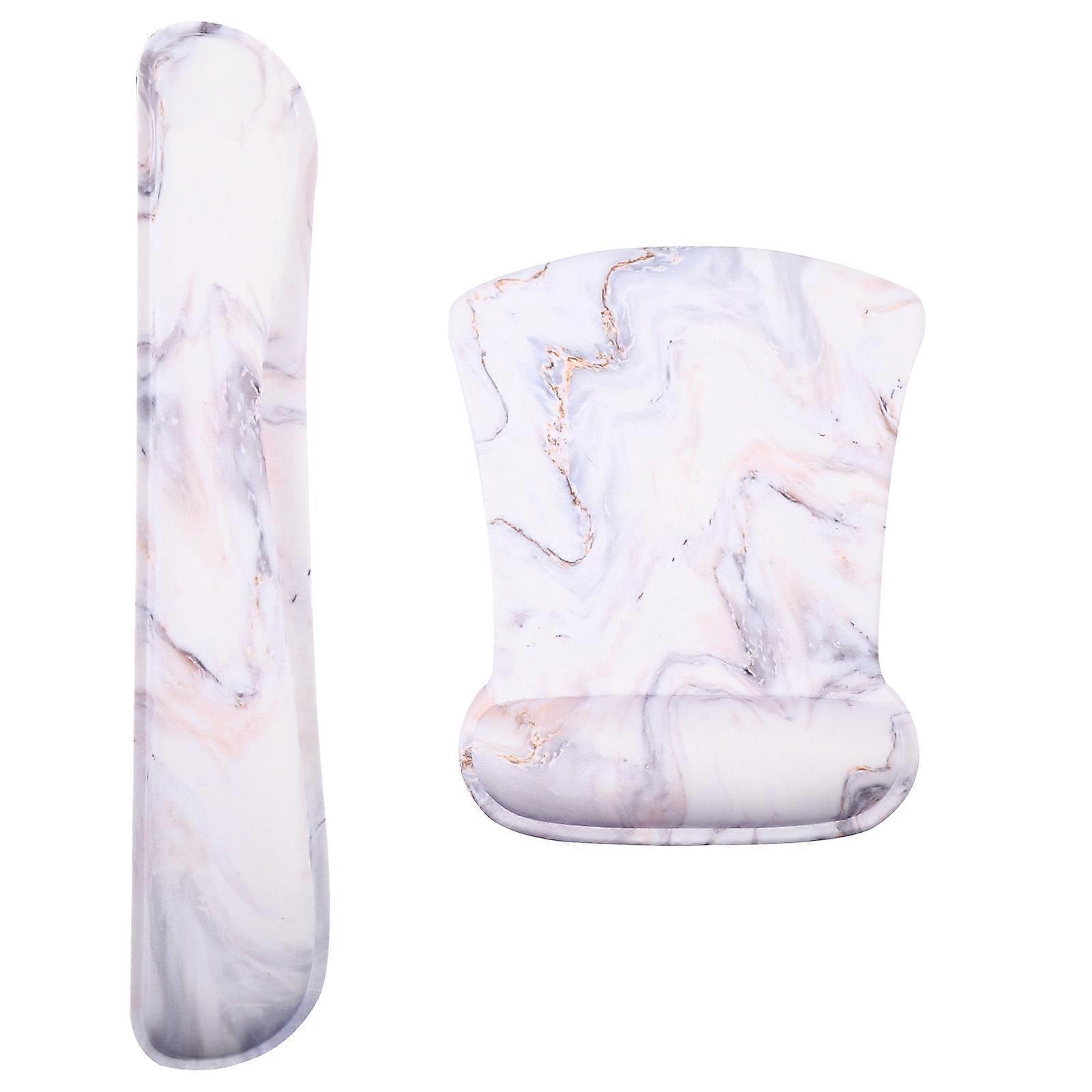 Keyboard Wrist Rest Mouse Pad for Computer Use with Anti-Slip Base