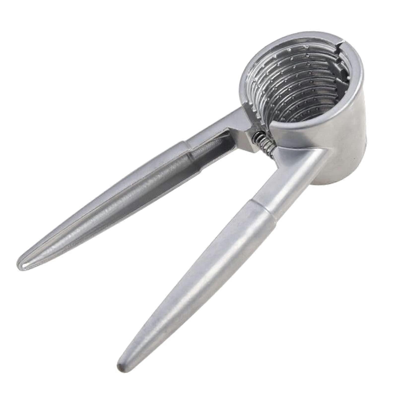 Heavy Duty Aluminum Alloy Nut Cracker with Ergonomic Comfort Grip for Walnuts and Almonds
