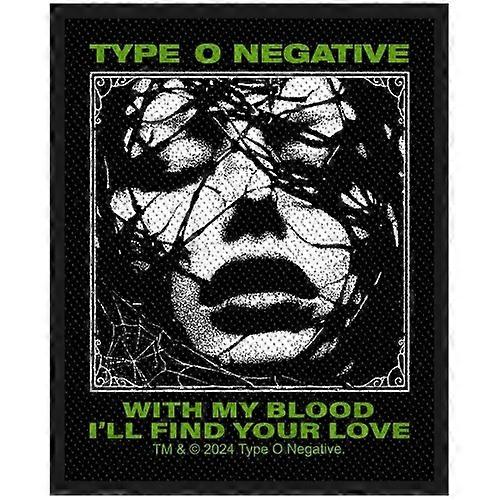Type O Negative With My Blood Woven Patch