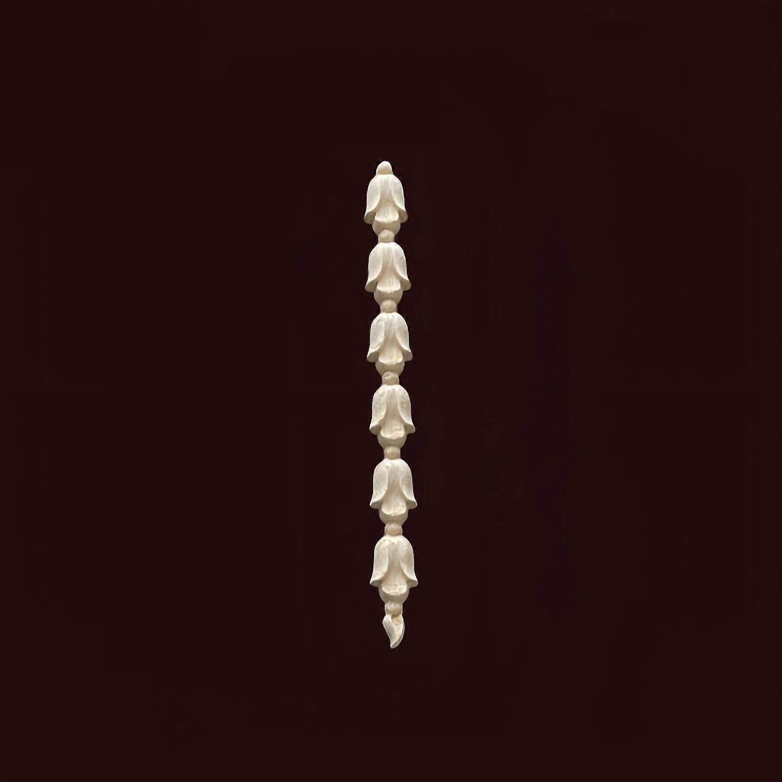 Wood Carved Appliques with Intricate HandCarved Design for Cabinets and Doors D121CMx2CM