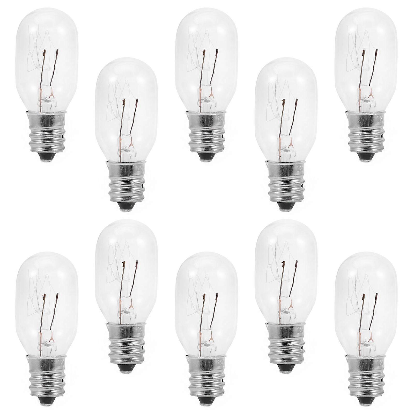 10pcs cire chauffe-ampoule parfum cire diffuseur lampe globe E17 15W ampoule