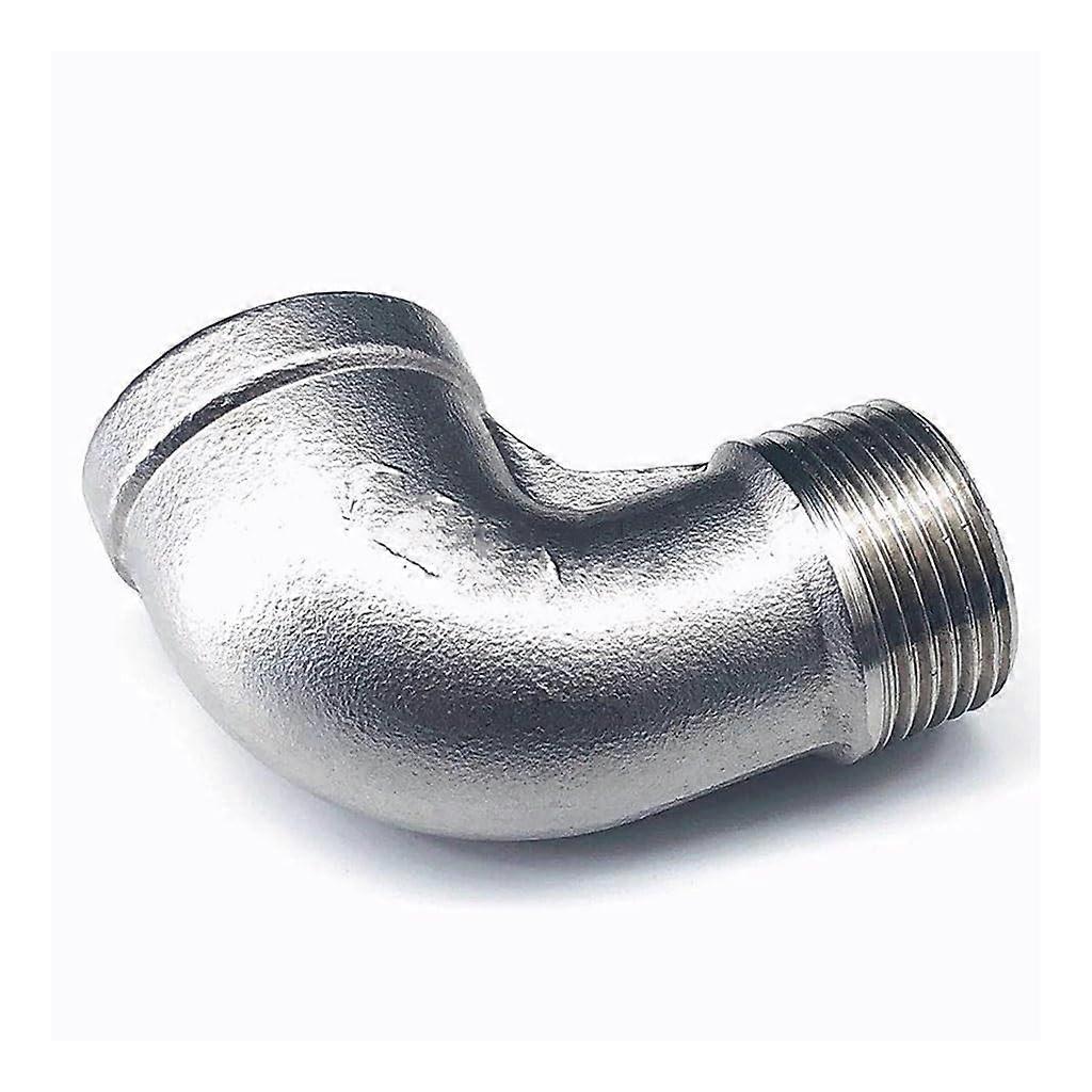 304 Stainless Steel Elbow 90 Degree Pipe Fitting, Female x Male Thread, 1/8 to 1 Inch Leak