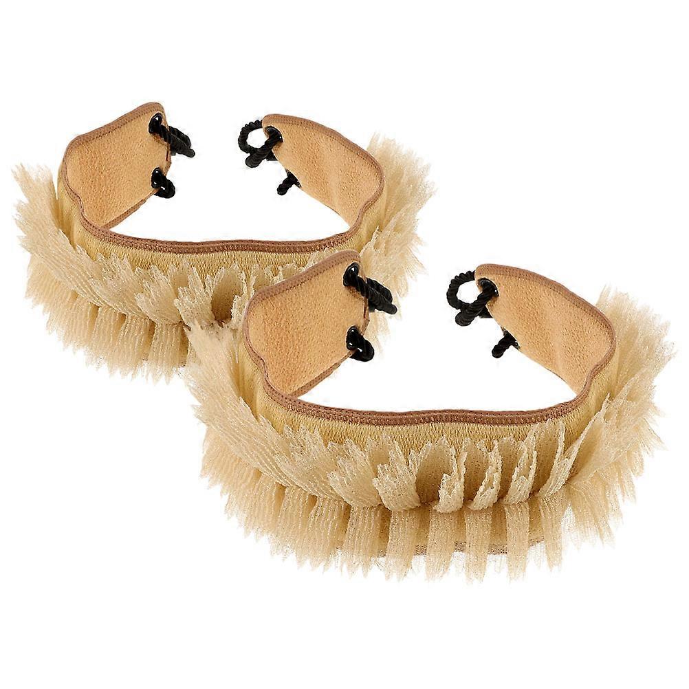 Exfoliating Back Scrubber for Shower with Handles for Deep Cleaning 2Pcs