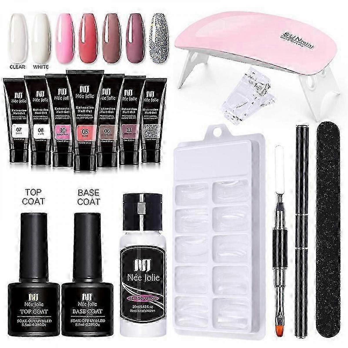 Gel-Kit / Polygel mit UV-Lampe