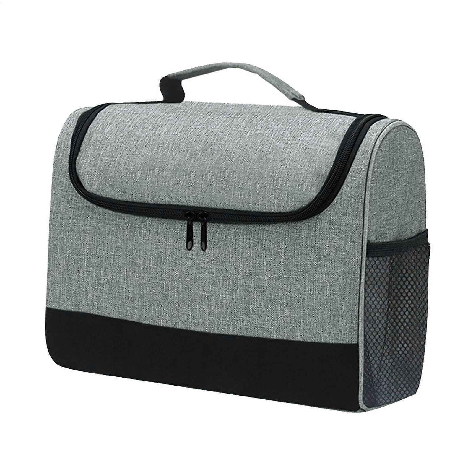 Bartender Kit Bag with Large UShaped Opening, Multiple Tool Pockets, NonSlip Handle for Parties