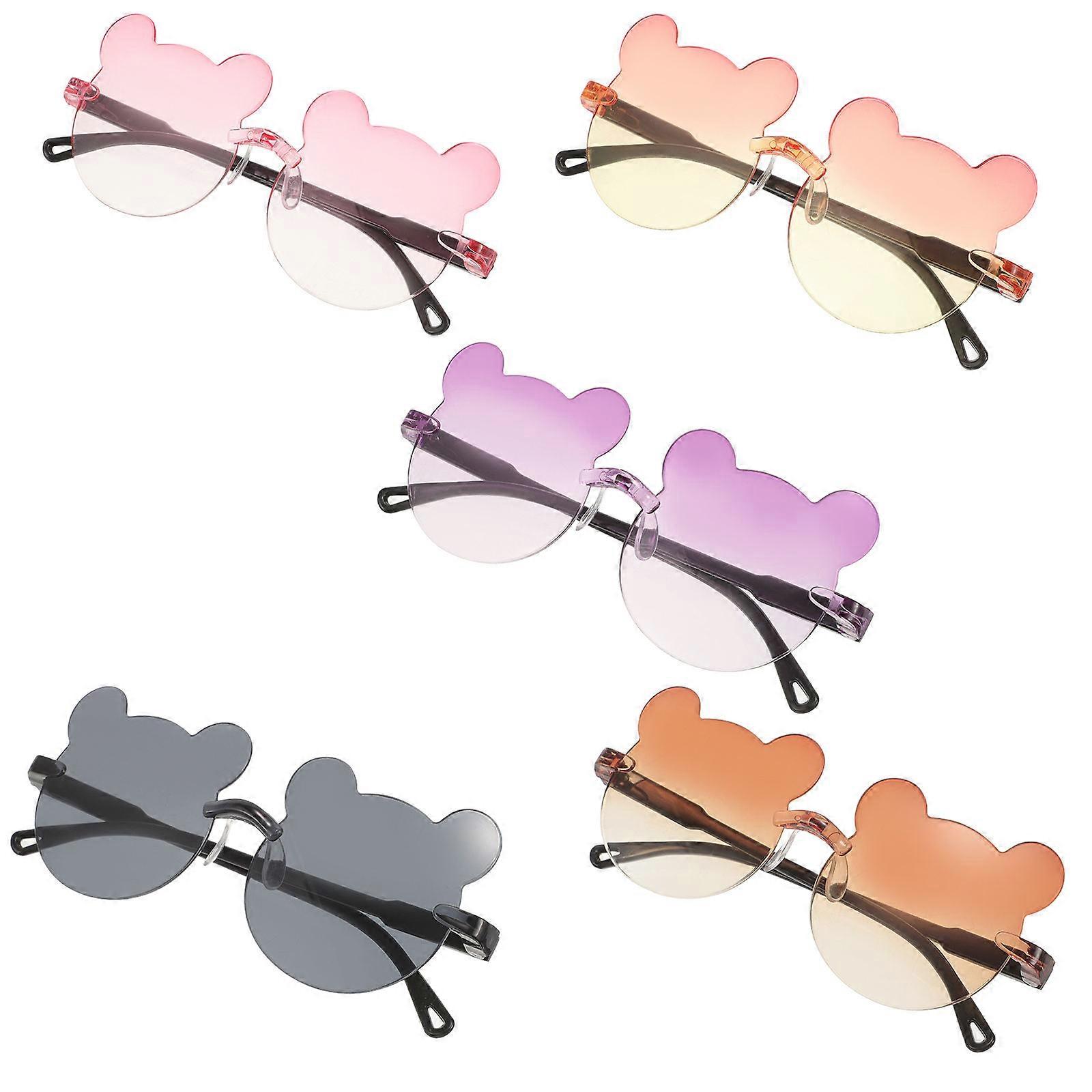 Sunglass Kids Child Friendly Eye Protection PC Material 5Pcs