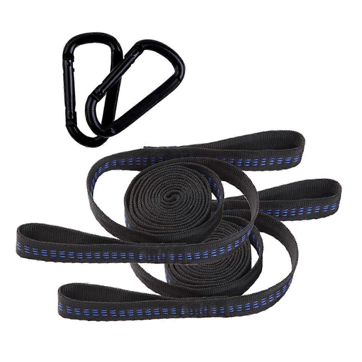 Hammock Tree Straps Heavy Duty Adjustable Hanging Kit for Camping Swing No Drilling Needed