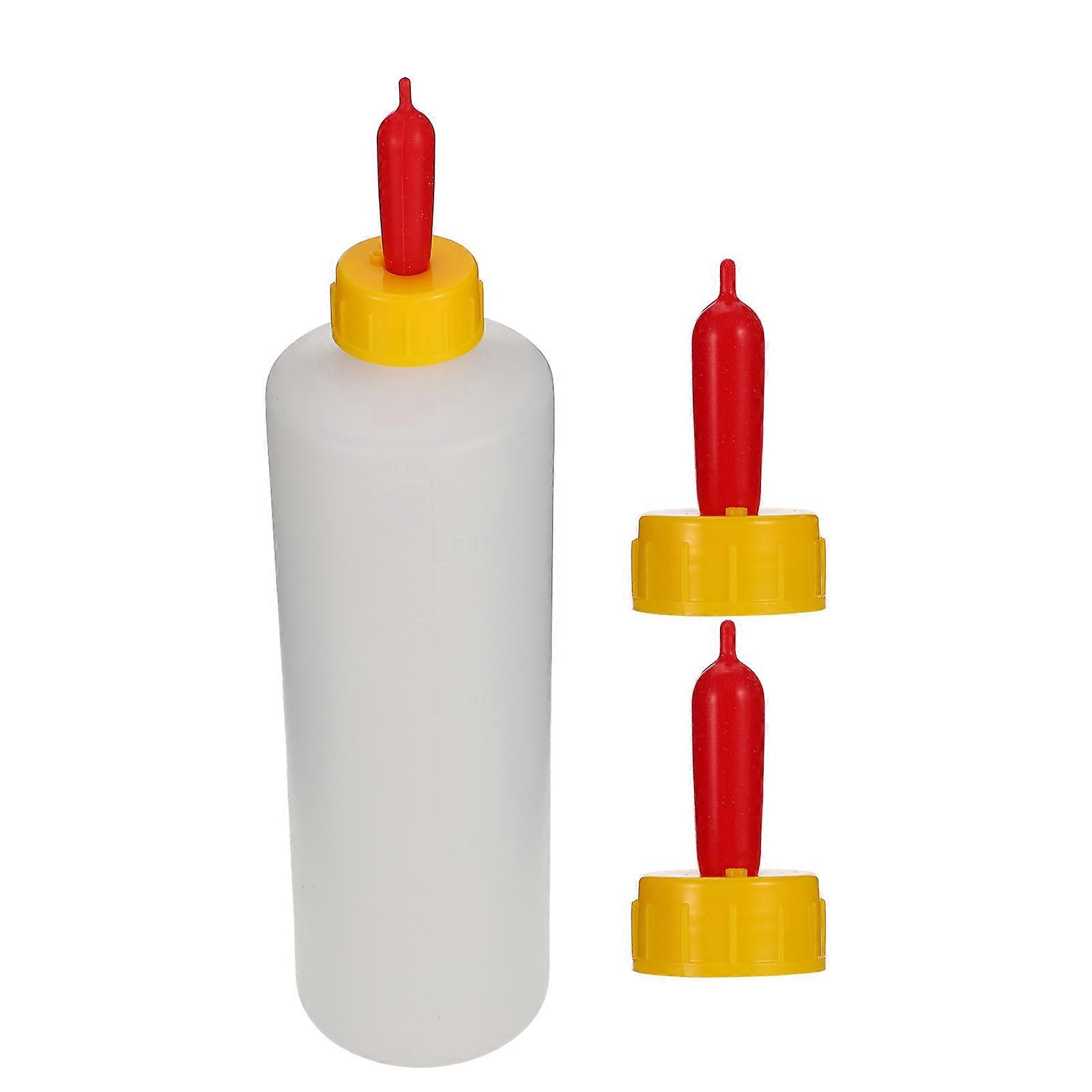 Plastic Lamb Milk Bottle for Nursing 1Set Goat Feeding Tool