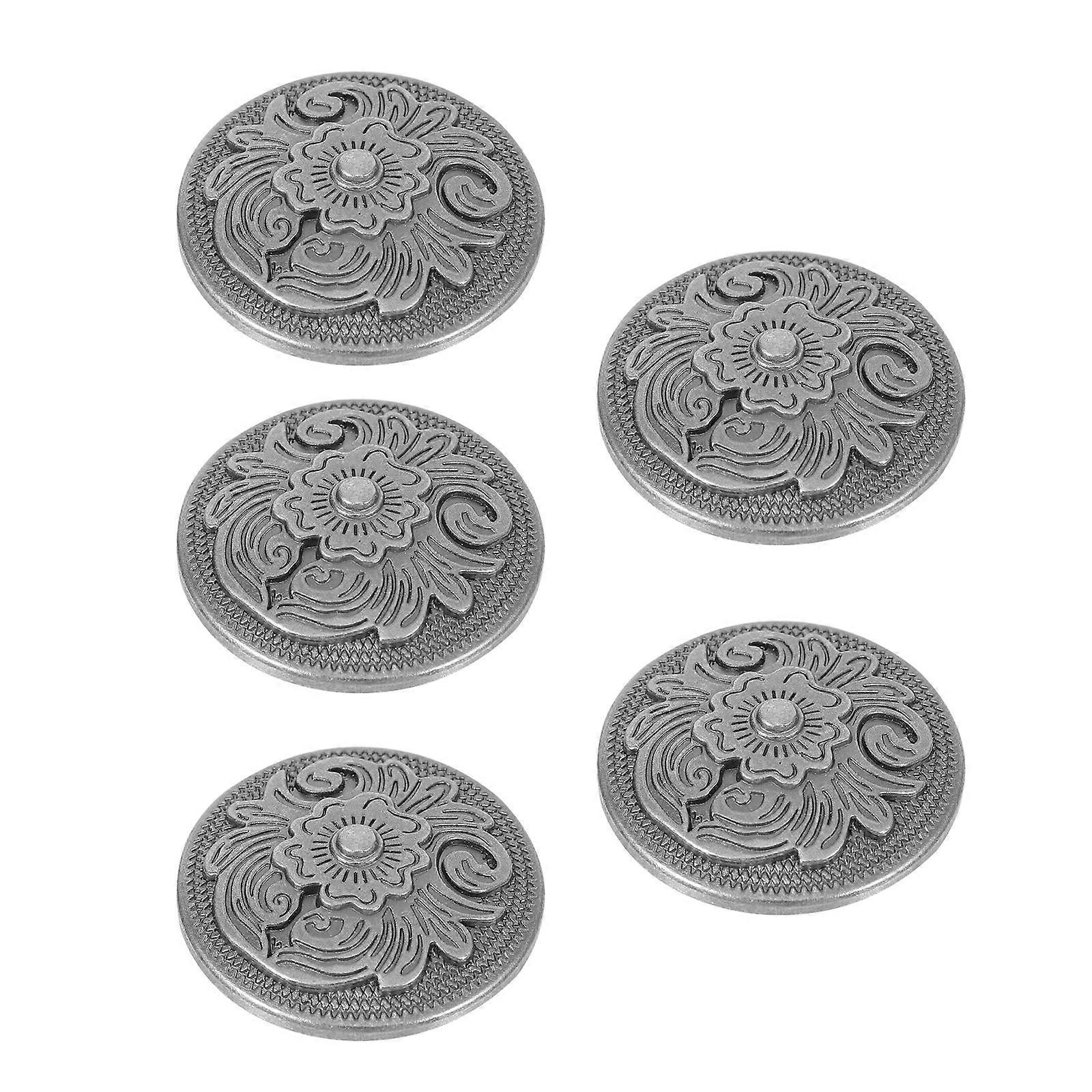Packaging Buttons Product Snap Fasteners for Decoration 5Pcs Set