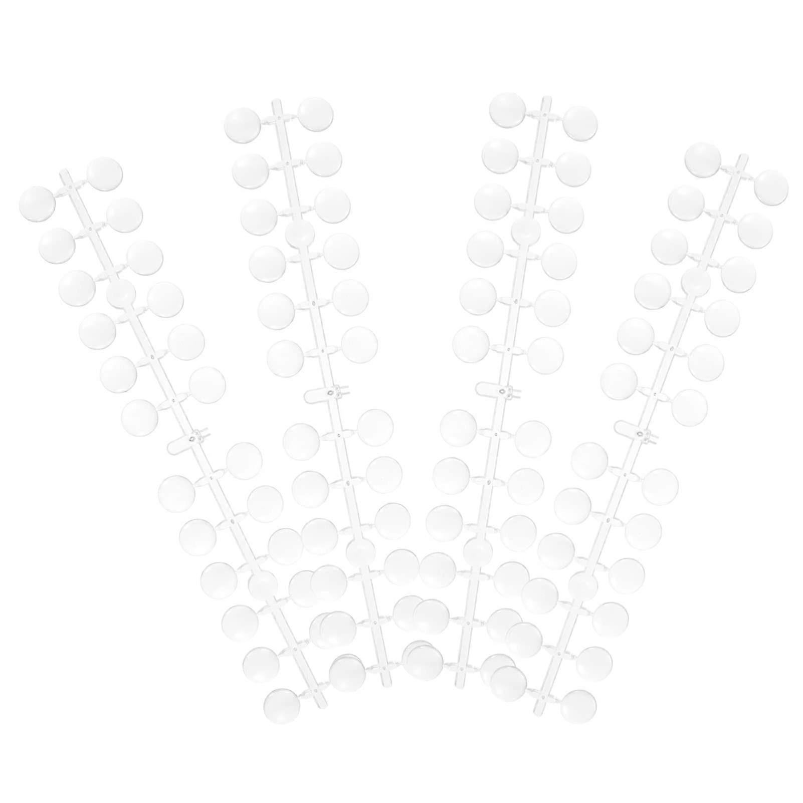 Nail Tips Display Chart with Transparent Board for Accurate Color Display and Reusable Practice Tips