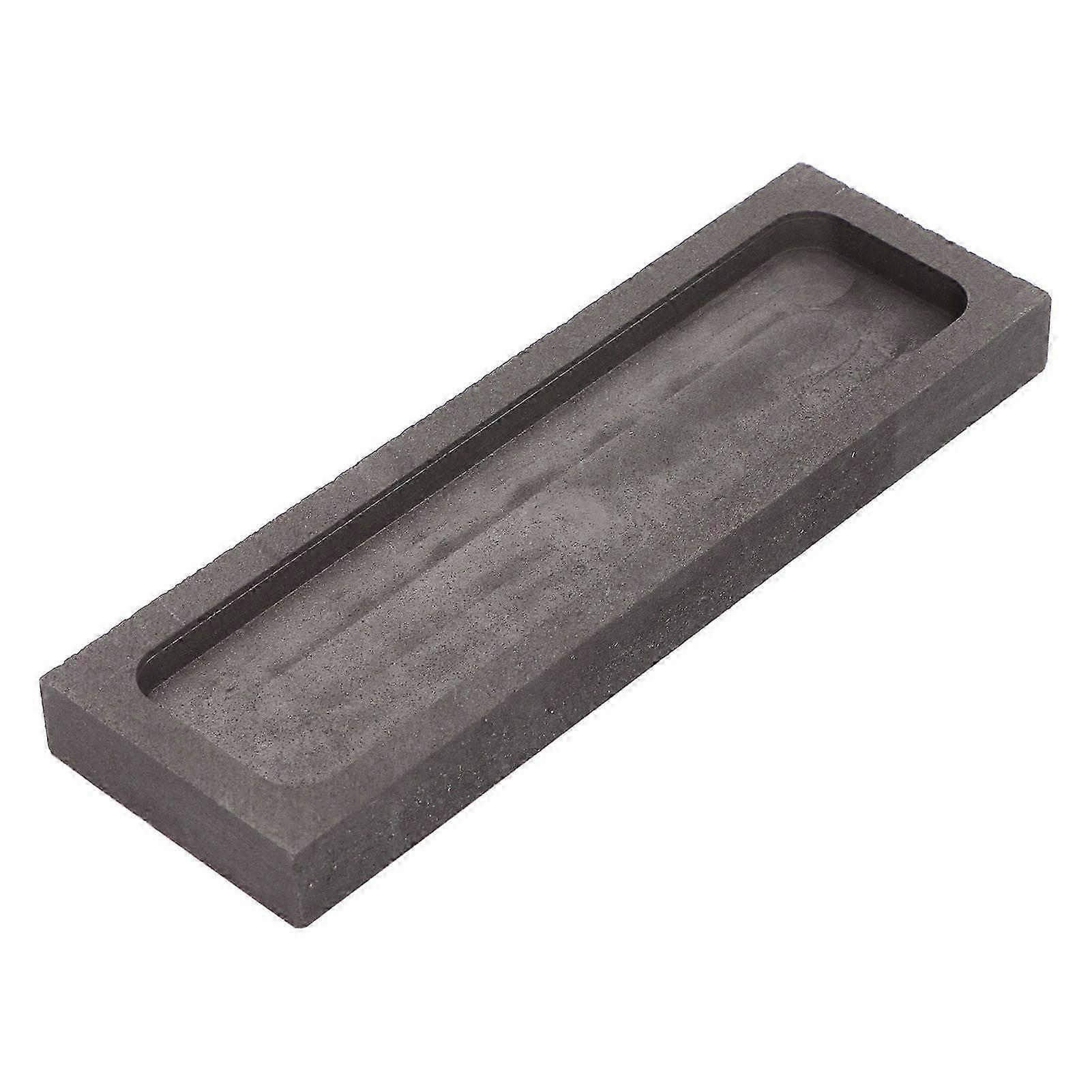 Graphite Ingot Mold Rectangular High Thermal Stability Crucible Mould for Gold Silver Copper Casting