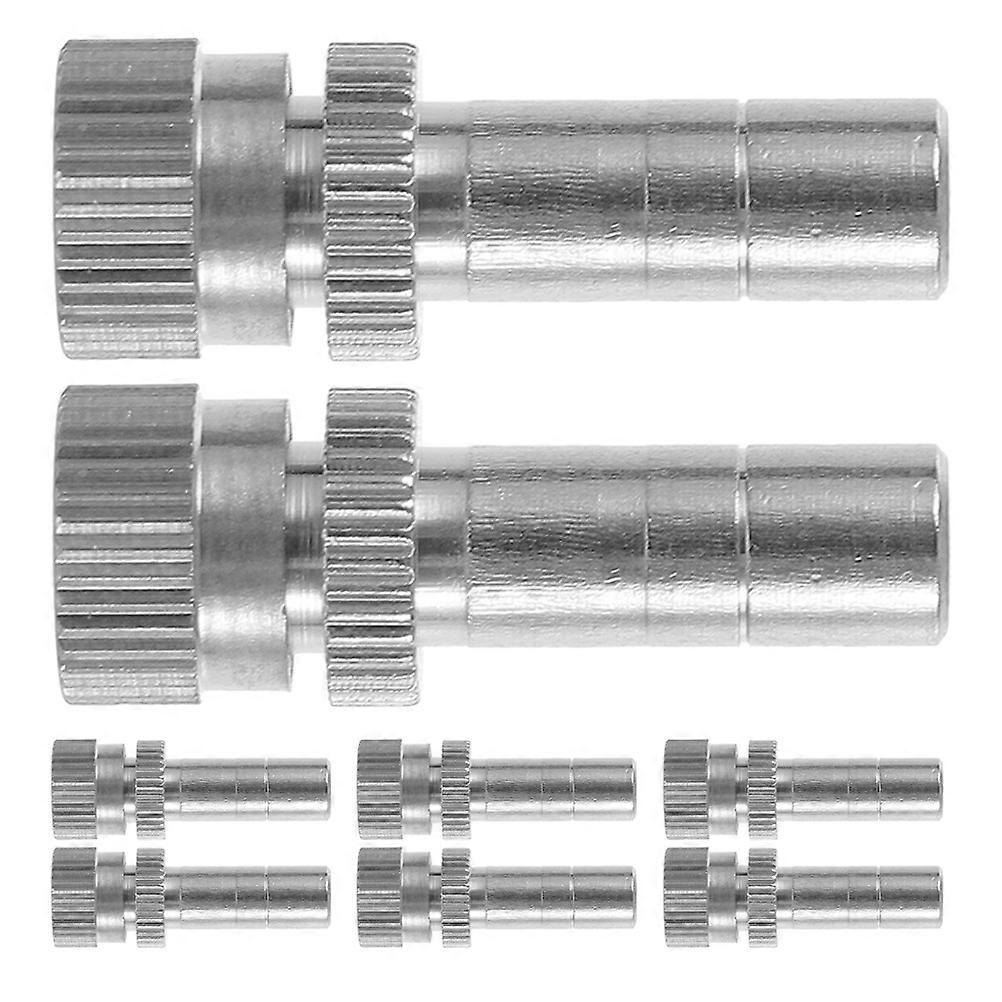 Brass Misting Nozzles for Garden Irrigation System 40Pcs Silver