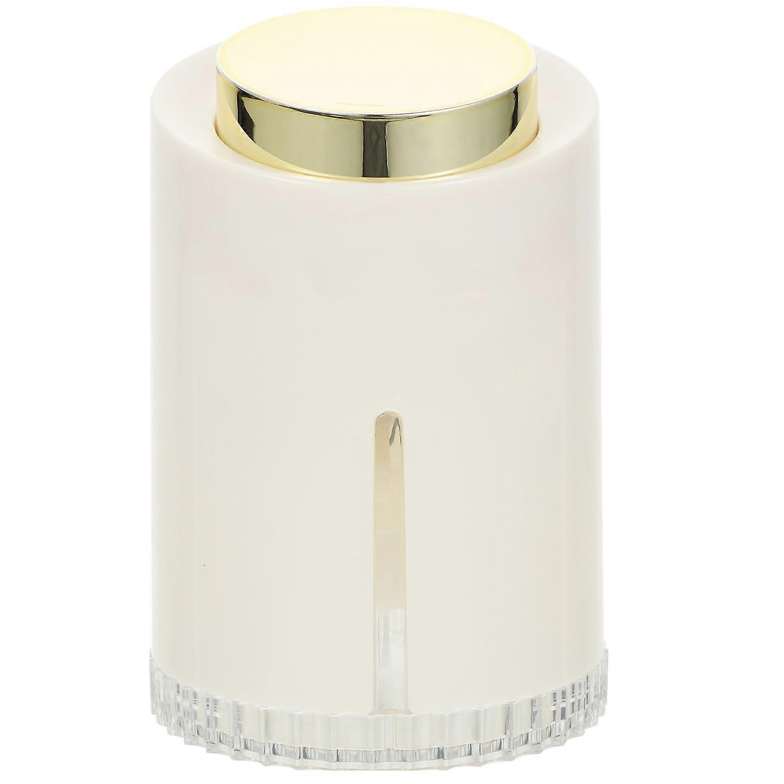 White Acrylic Toothpick Dispenser for Storage Use Press-Type Toothpick Holder