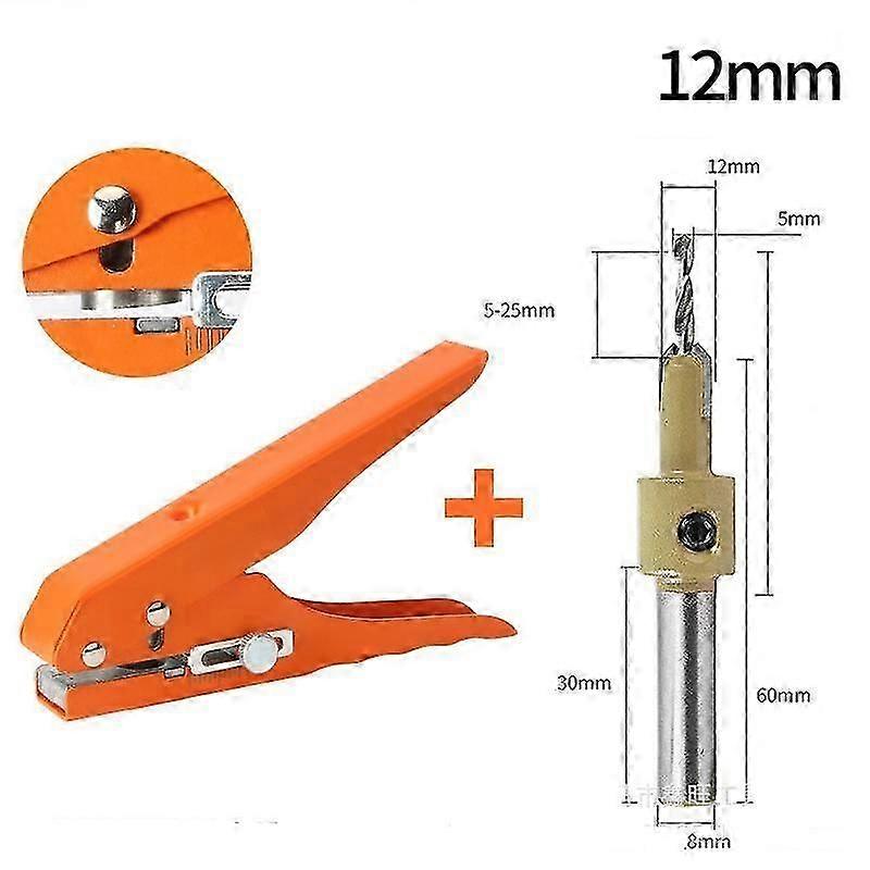 8-15mm Hand Held Circle Round Single Hole Punch Paper Punch