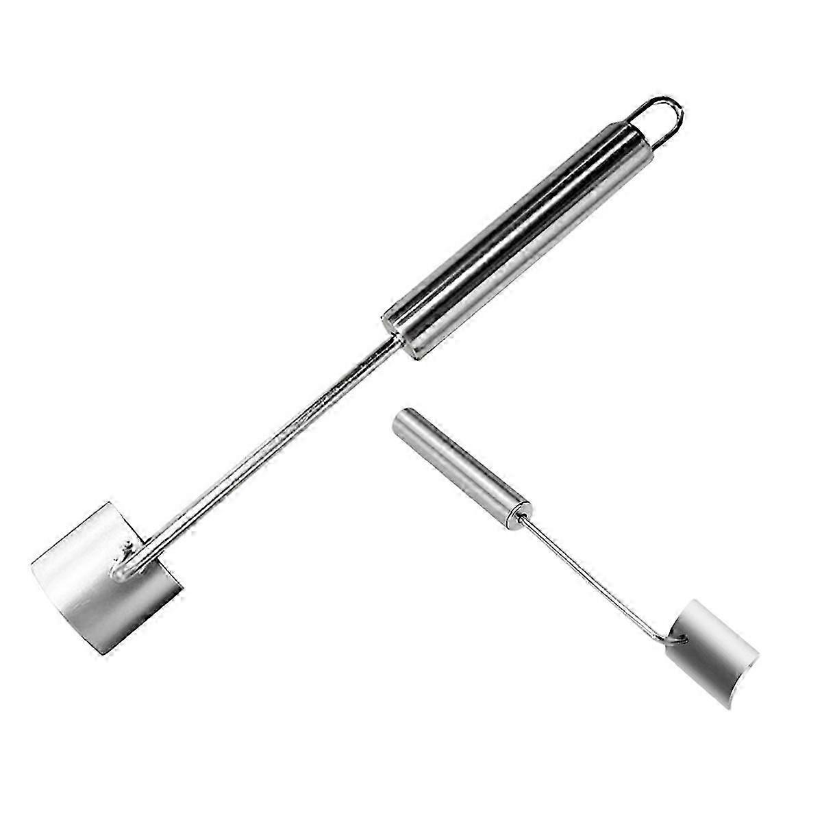 Stainless Steel Corn Cob Peeler with Long Handle, Quick Corn Kernel Remover Tool for Kitchen