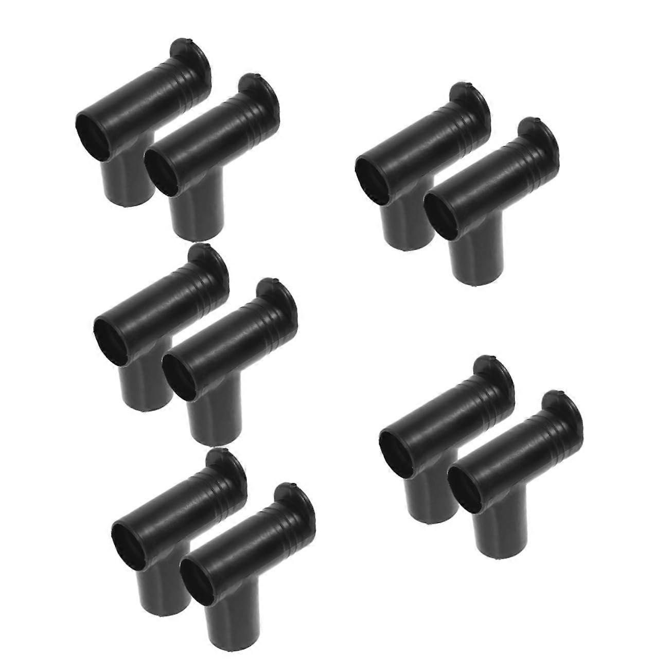 10pcs Right Angle Plastic Clothes Rack Connector for Indoor Laundry Drying Rack Joint