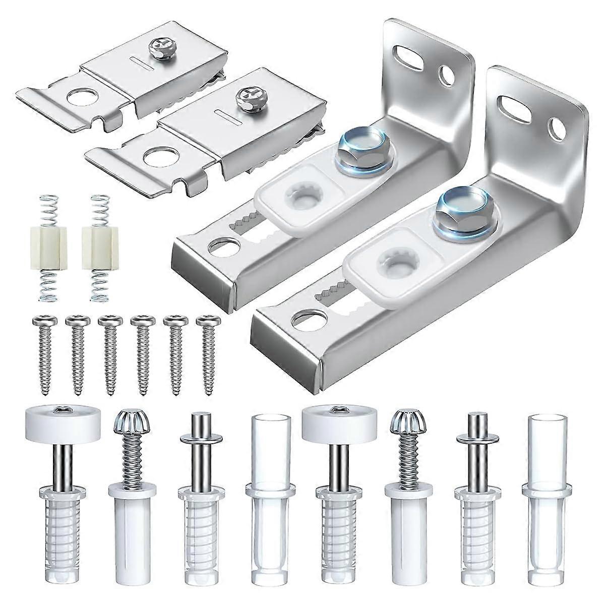 20PCS Bifold Door Hardware  Kit with Pivot Brackets and Guide Wheels for Easy Restoration