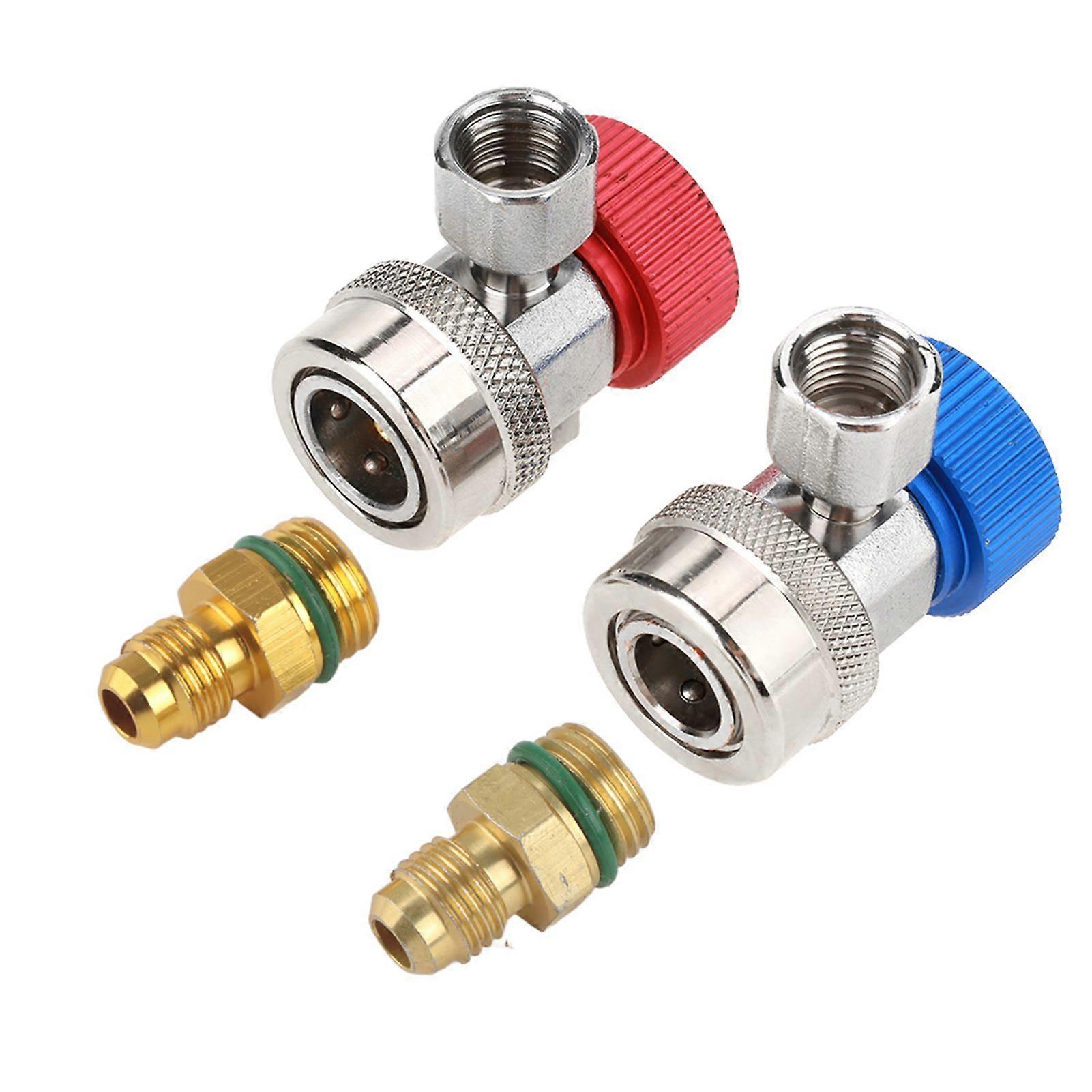 R134 quick coupling adapter for air conditioning, coupling with plug.