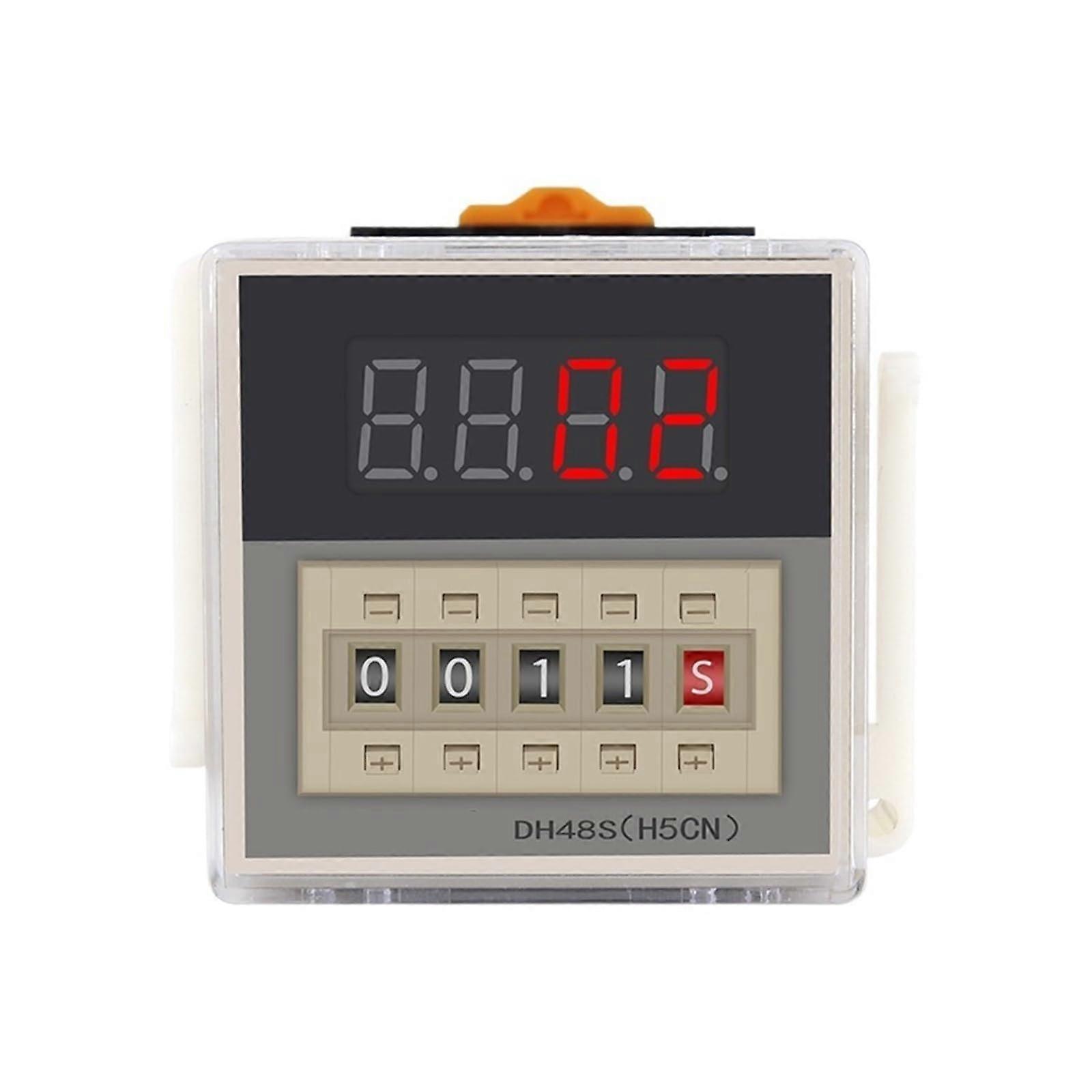 DH48S Digital Time Relay 220V Programmable Timer Switch with Quick Adjustment and Power Failure Memory