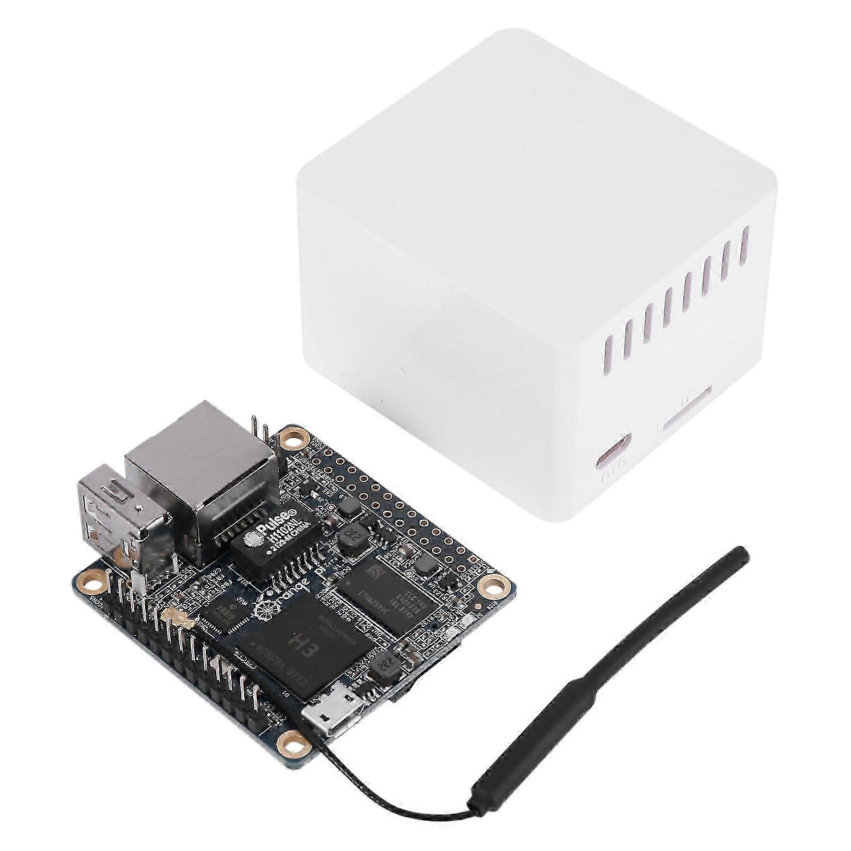 for Orange Pi Zero LTS 512MB Development Board+Protective White Case ,H3 Quad Core Open-Source Mini Single Board Set