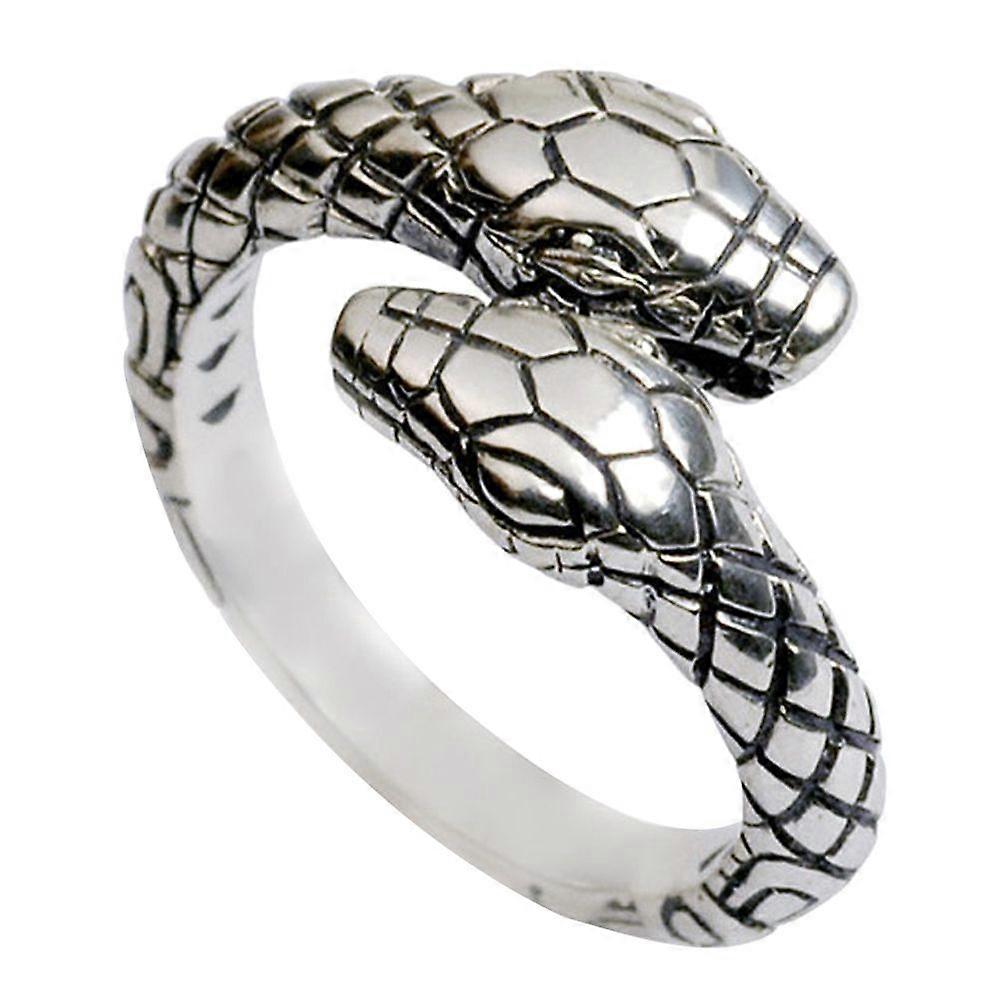 Snake Ring Men Open Ring Punk Finger Ring Vintage Ring Adjustable Decorative Ring