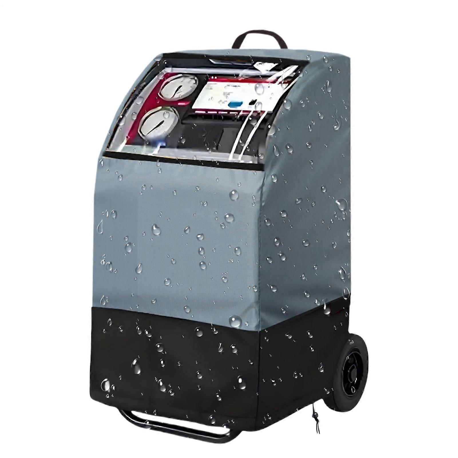 AC Recovery Machine Cover Heavy Duty Dustproof Protection with Clear Window and Adjustable Drawstrings